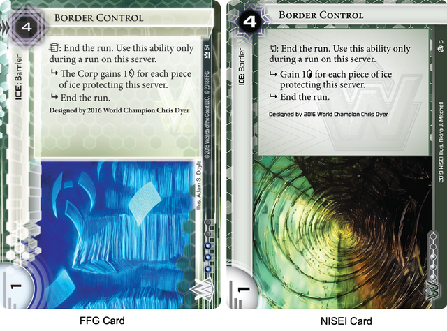 FFG vs. NISEI graphic design